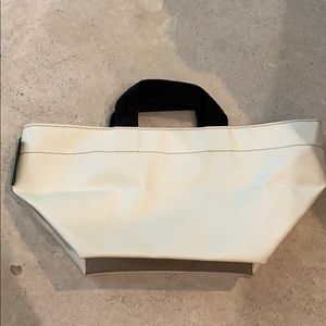 Herve Chapelier Mini Cream/Khaki Bag